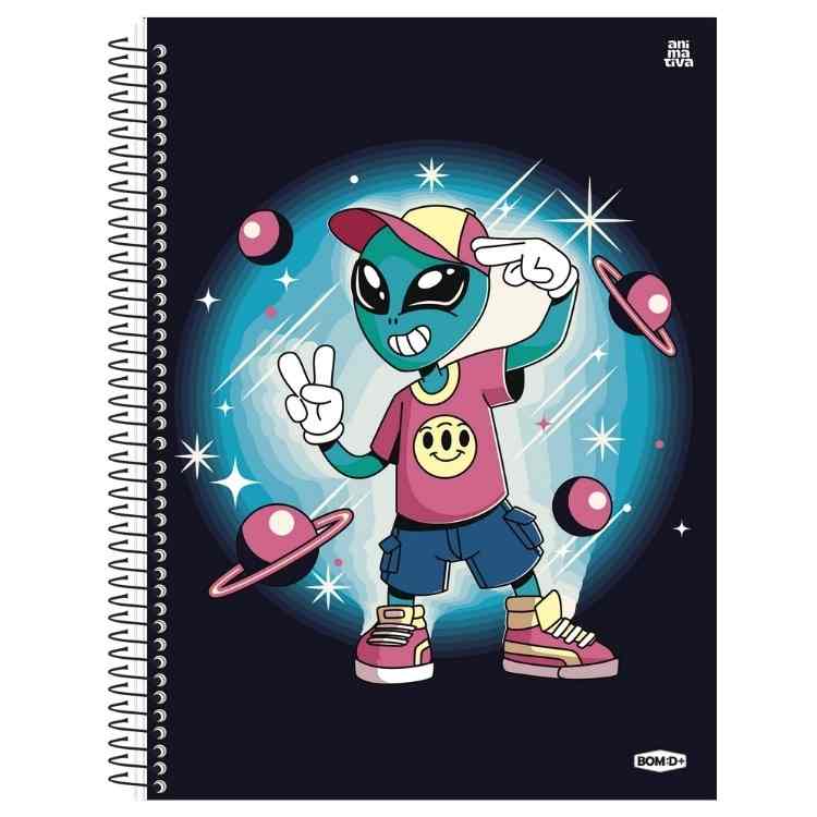 CADERNO 10X1 BOM D  MASCULINO